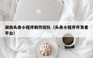 禹城湖南头条小程序制作团队（头条小程序开发者平台）